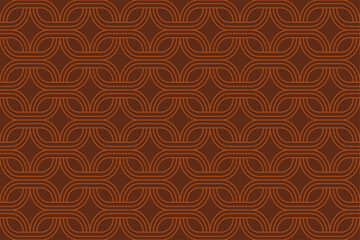 Rattan Weave Inspired Seamless Pattern