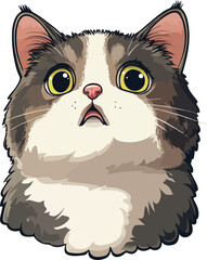 Humor Cat Poster Design