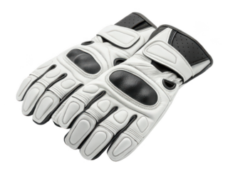 motorcycle gloves white background protective handwear for riders includes knuckle armor padded palms and grip enhancement essential gear transparent background