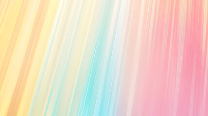 Obraz premium Soft pastel rainbow gradient background with flowing vertical lines perfect for digital art