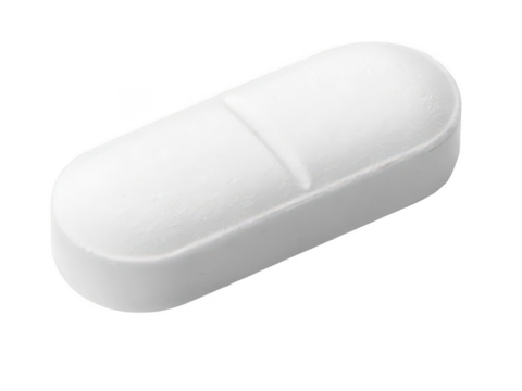 multivitamin tablet white background dietary supplement containing vitamins and minerals taken to support health oval or round shaped blister pack or loose transparent background