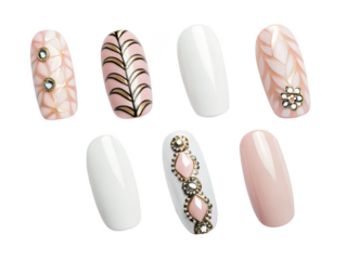 Nail tips png artificial nail tips png false nails png acrylic tips png nail extension tips png manicure tips png beauty nail tips png transparent background image