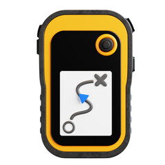 3D Render of a Portable GPS Device