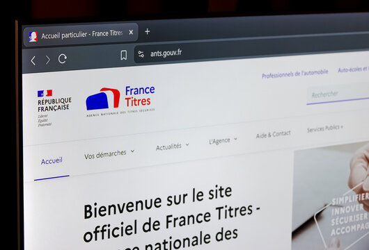 Page site internet ants.gouv.fr