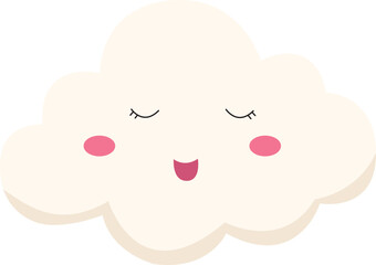 cute cloud illustration