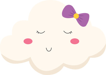 cute cloud illustration