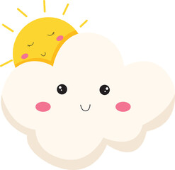cute cloud illustration