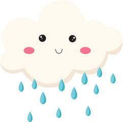 cute cloud illustration