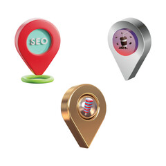 shop location icon vector 