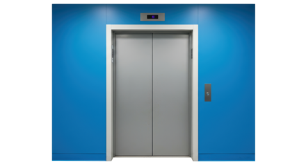 Isolated Elevator Doors