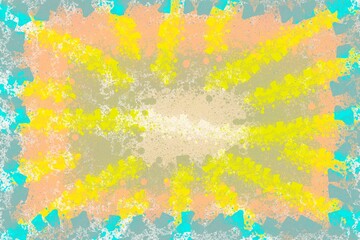 Vibrant abstract art bursting with color and energy in contemporary style