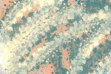 Vibrant abstract texture with soft colors evoking serene landscapes and artistry