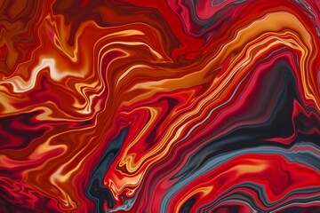 Vibrant hues swirl in an artistic dance of red, orange, and gold tones