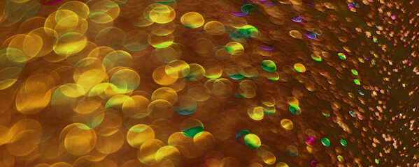 golden bokeh. abstract background
