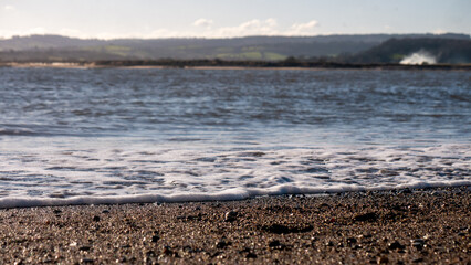 beach in winter