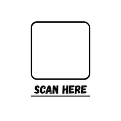 Fototapeta premium Scan here.eps
