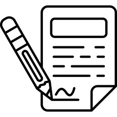 Writing Icon