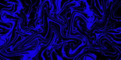Abstract colorful Acrylic pour Liquid marble surfaces Design. Liquify Swirl black and blue Color Art Abstract Pattern black and blue marble texture. glossy liquid acrylic paint texture background.
