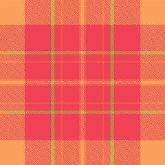 Vibrant coral and peach plaid pattern.  Perfect for textile design, fashion, websites, and branding.