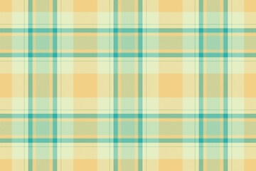 Subtle pastel plaid pattern in soft peach, mint, and cream.  Ideal for textile design, website backgrounds, or crafting projects.  Evokes feelings of serenity and gentle warmth.