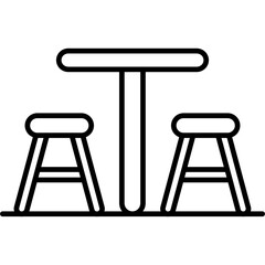 Bar stool Icon