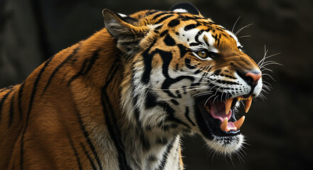 Majestic Bengal Tiger A Close-Up Portrait of Power and Wildness
