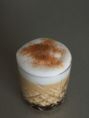 creamy coffee with milk