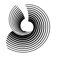 Основные RGB op art creative dynamic pattern, modern graphic vector design element