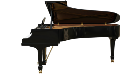 Isolated Grand Piano