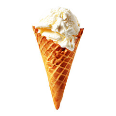 ice cream isolated on white