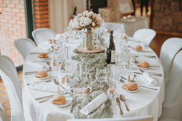 La décoration des tables pendant un mariage en France