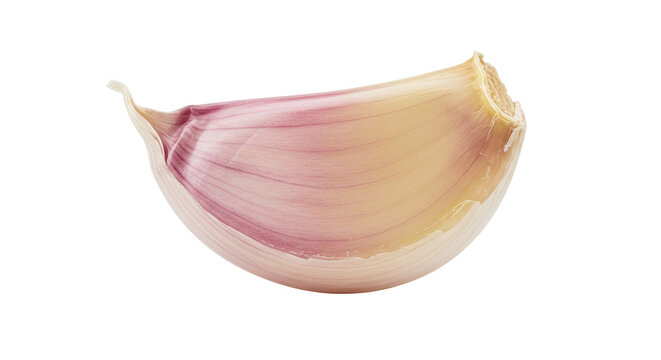Isolated Garlic Clove