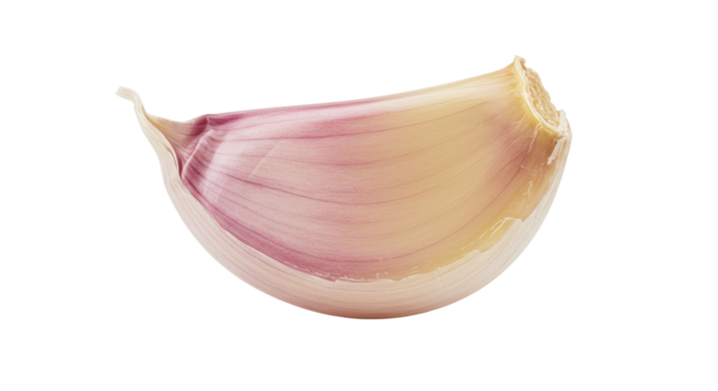 Isolated Garlic Clove