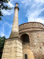 Ruins of the Rotunda of Galerius in Thessaloniki Vertical