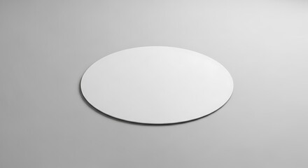 Blank Round Coaster Mockup Perfect for Branding and Design Presentations