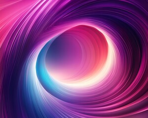 Fototapeta premium Abstract Wavy Circular Motion Background with Central Gradient