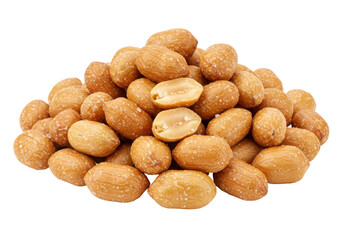 Isolated Peanuts pile isolated