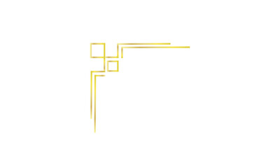 Luxury golden corner border frame isolated on transparent background. Elegant gold lines ornament for wedding invitations, greeting cards, certificates, decorative design. PNG cut out