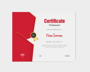 Elegant Certificate Design Template for Achievement or Completion
