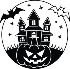 Haunted Moonlit Path

