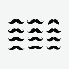 Download high-quality mustache illustration vectors in various styles. Perfect for logos, posters, barbershops, and design projects. Free & premium formats available.