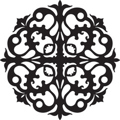 Ornate Circular Medallion Design vector