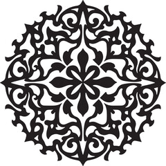 Ornate Circular Medallion Design vector