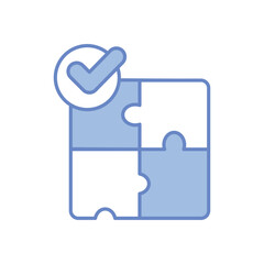 Obraz premium Puzzle Vector icon