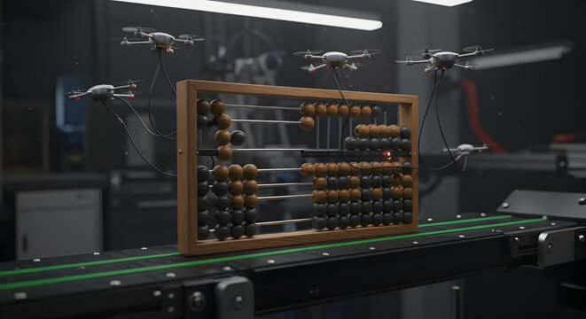 Automated Abacus: Drones and Industrial Precision