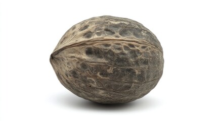 Obraz premium Single walnut, isolated