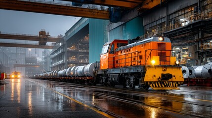 Steel production in industrial factory metal manufacturing environment action-packed view of industry operations