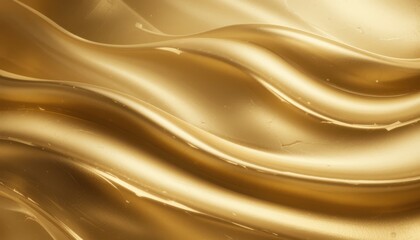 wavy gold background with copy space