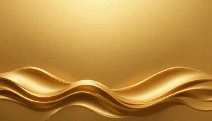 wavy gold background with copy space
