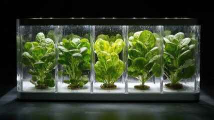 Growth tray displays smart farm insights through tech-driven analysis